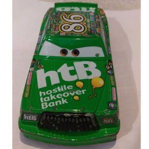 Mattel Disney Pixar 2007 Cars #86 Supercharged Chick Hicks rare HTB race car die